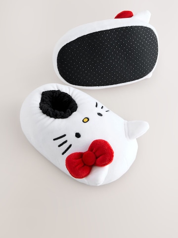 Next Házi cipő 'Hello Kitty' - fehér