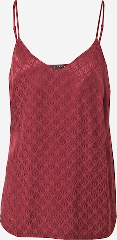 Sisley Top in Rood: voorkant