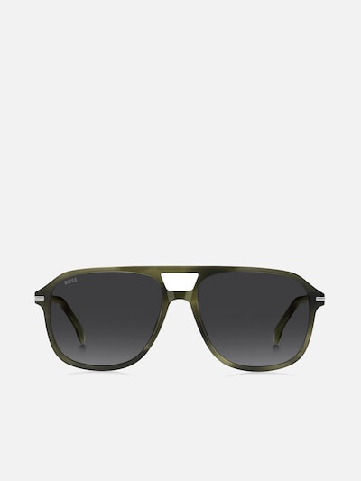 HUGO BOSS Zonnebril 'Hugo Boss BOSS 1751/S Grey crystal 57/16/145 MAN Sunglasses' in 57 in de kleur Groen, Productweergave