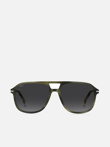 HUGO BOSS Sonnenbrille 'Hugo Boss BOSS 1751/S Grey crystal 57/16/145 MAN Sunglasses' in Grün: Vorderseite