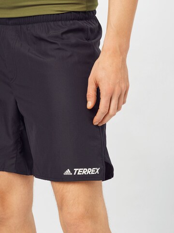 ADIDAS TERREX Regular Sportbroek in Zwart