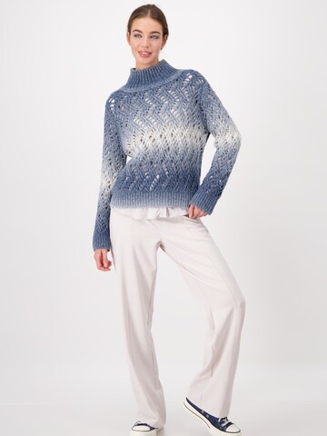 monari - Pullover 'Spacedye' em azul