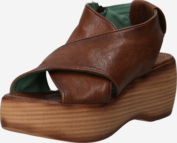 FELMINI Sandals 'Fiji' in Brown: front