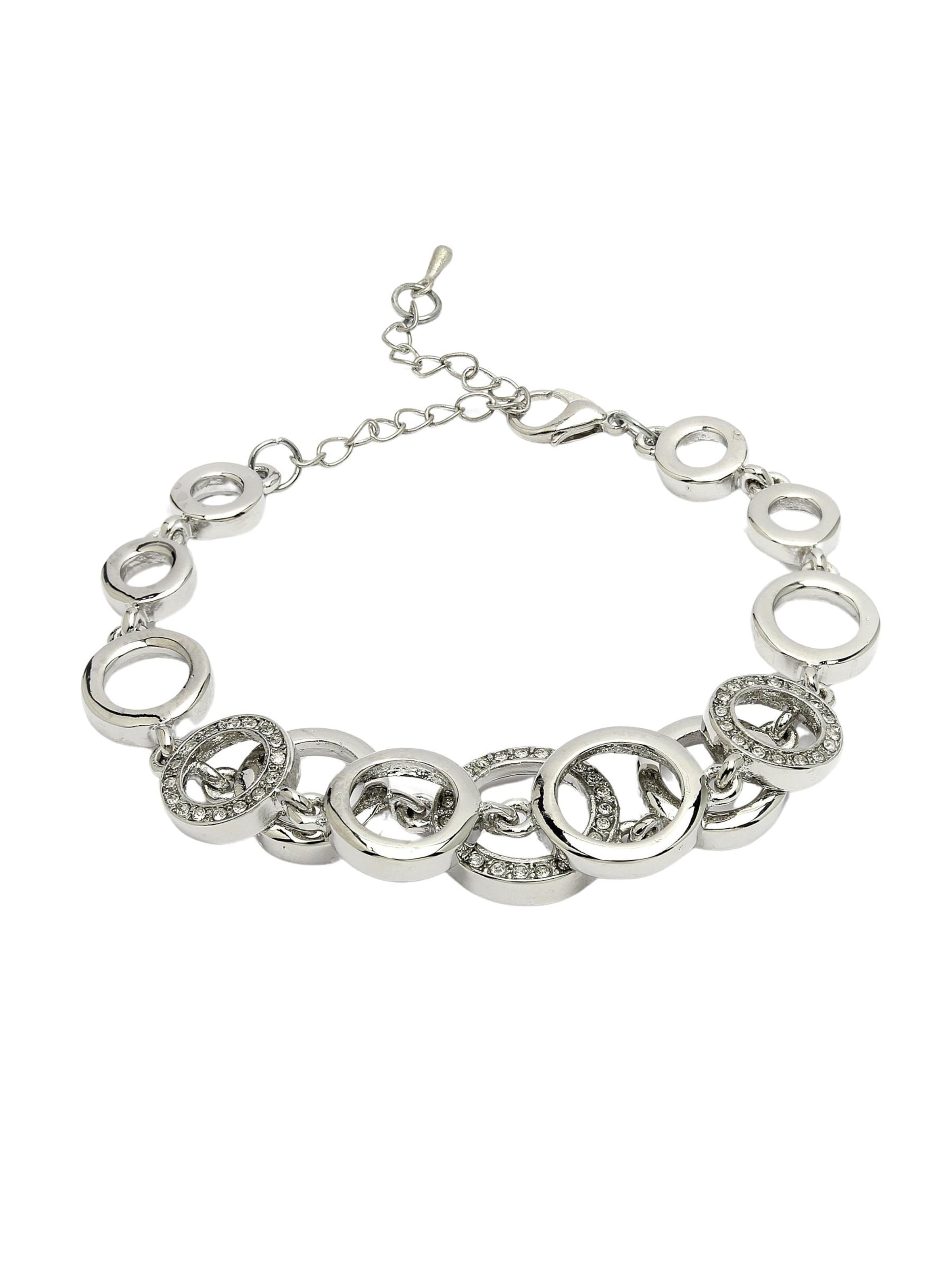 AVANT-GARDE PARIS Armband 'Oksanaya' in Zilver: voorkant