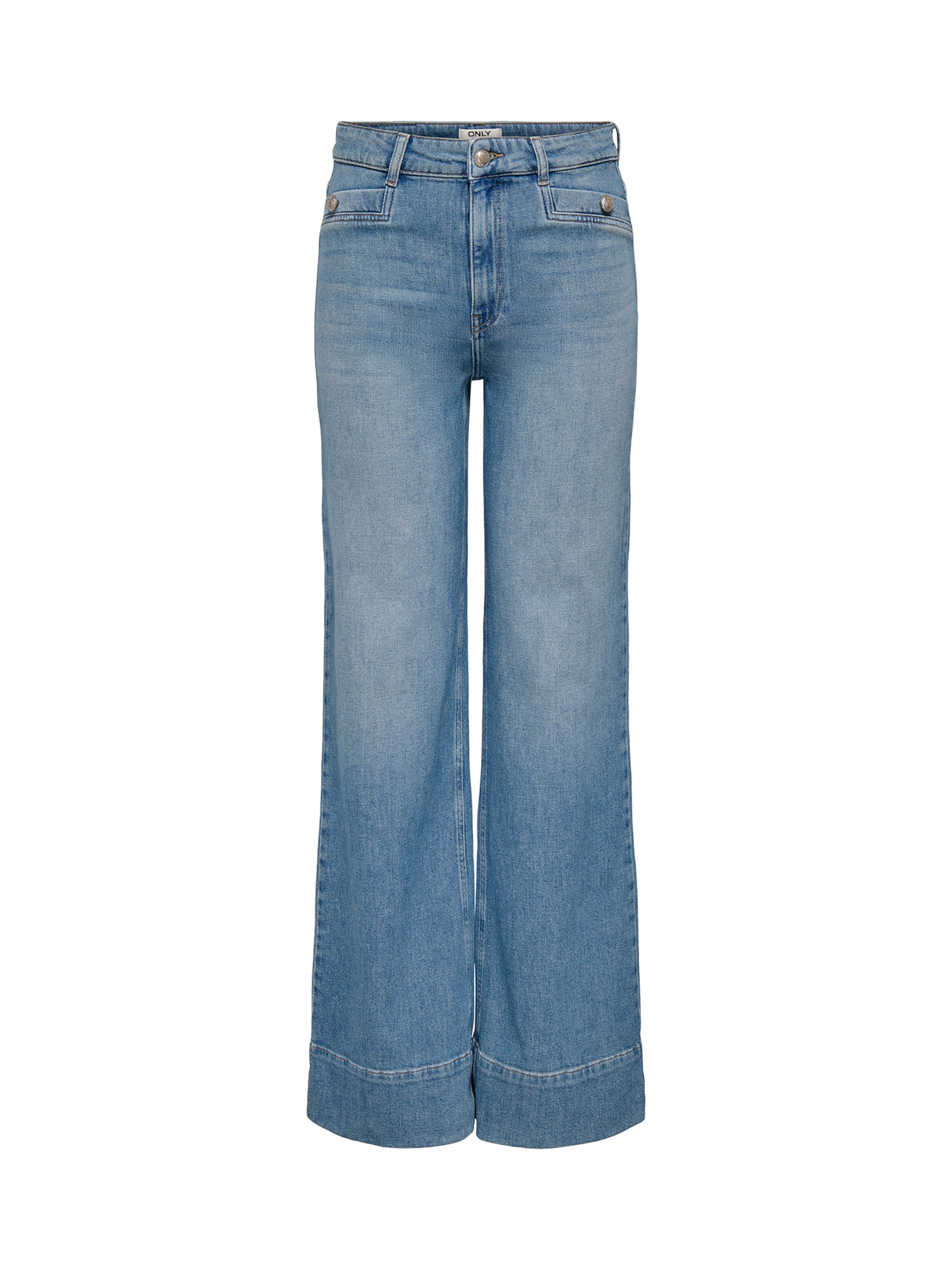 ONLY - Pierna ancha Vaquero 'ONLDANIELLE' en azul: frente