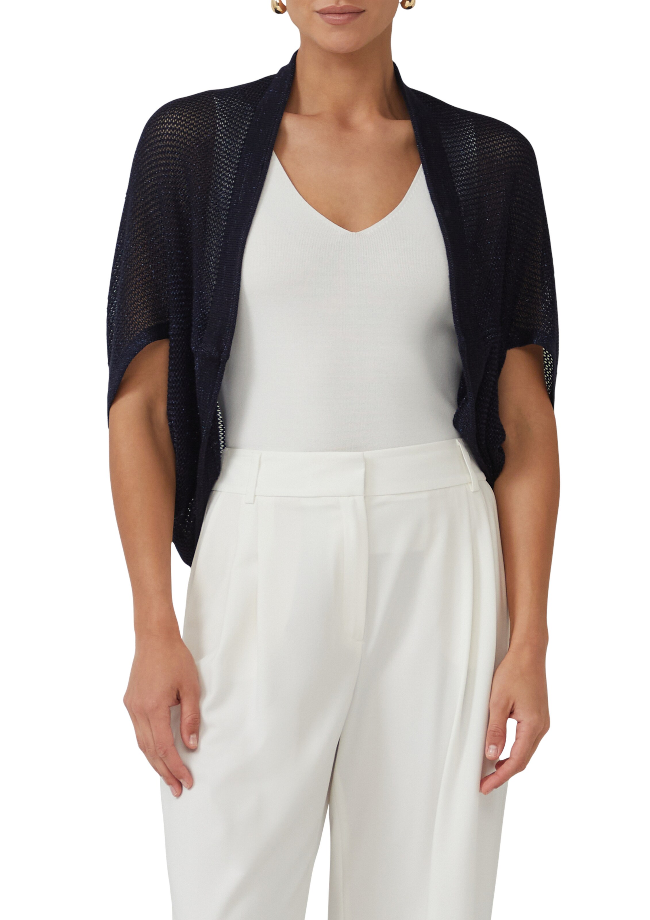 s.Oliver BLACK LABEL Cape in Blue: front