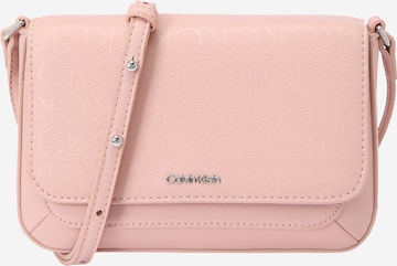 Sac à bandoulière Calvin Klein en rose : devant