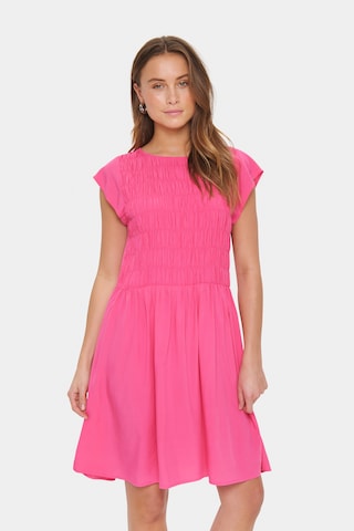 SAINT TROPEZ - Vestido 'Gisla' em rosa: frente