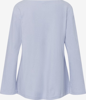 Hanro Shirt ' Pure Comfort ' in Blauw