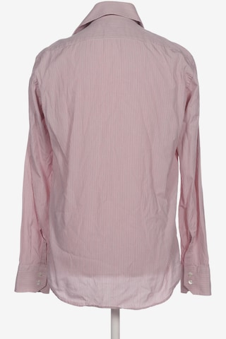 BOSS Black Button Up Shirt in M in Pink