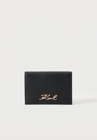 Étui 'K/Signature' Karl Lagerfeld en noir : devant
