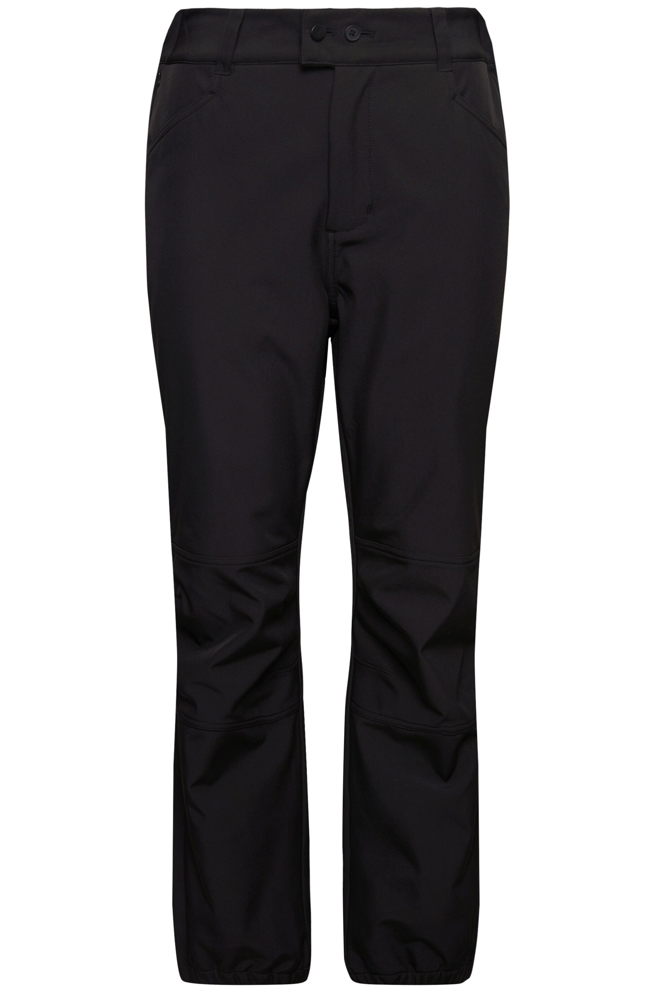 Ulla Popken Hose in Schwarz: Vorderseite