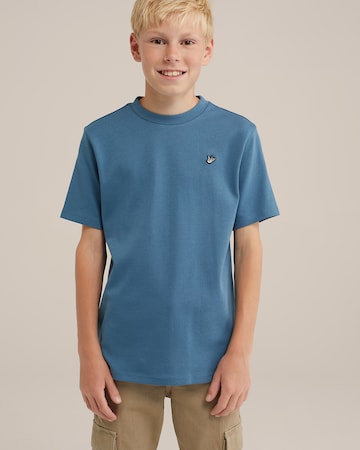 WE Fashion Shirt in Blue: front