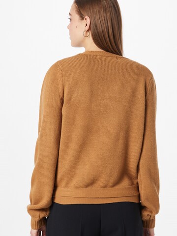 VERO MODA Knit cardigan 'Alvilda' in Brown