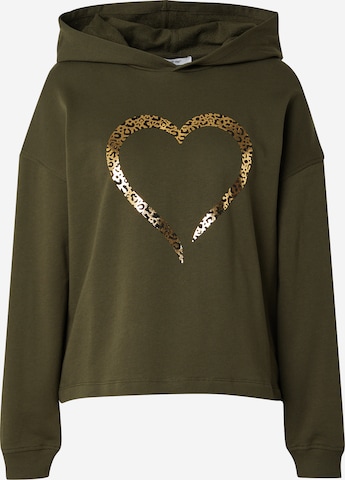 ABOUT YOU Sweatshirt 'Emmy' in Green: front