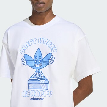 T-Shirt 'Smile Treffy' ADIDAS ORIGINALS en blanc