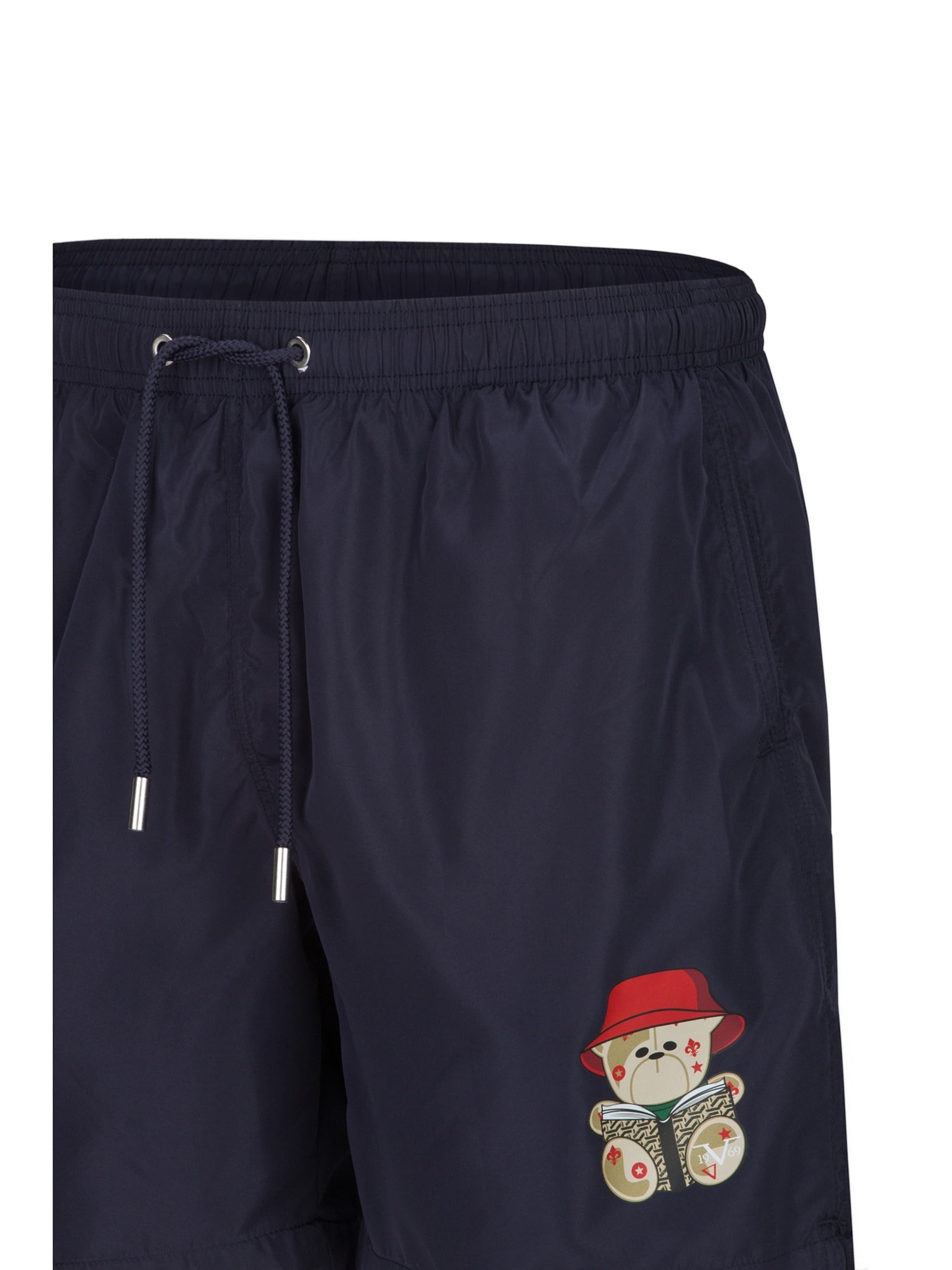 19V69 ITALIA Zwemshorts 'Siro Bucket' in Blauw