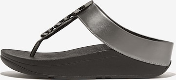 FitFlop Zehentrenner 'Dianette' in Schwarz: Vorderseite