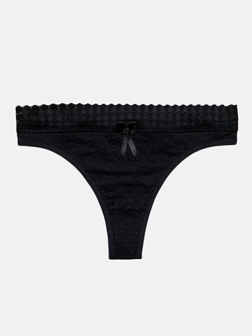 Tazzio String '3er Pack F927' in Schwarz