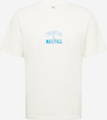 T-Shirt FRANKLIN & MARSHALL en blanc : devant