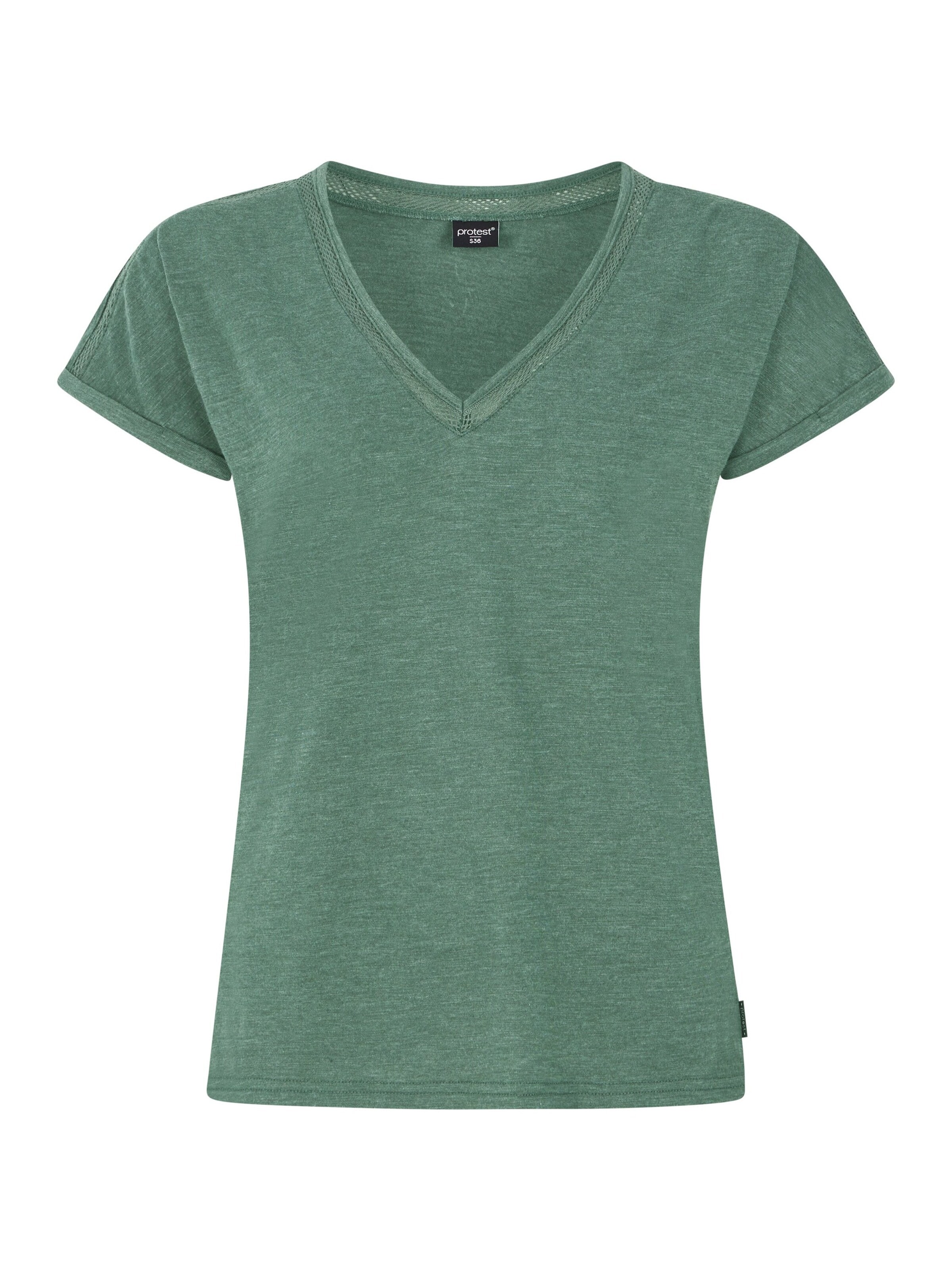 PROTEST Shirt 'PRTMondaysi' in Green: front