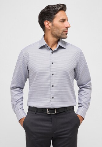 ETERNA Regular fit Button Up Shirt in Grey: front