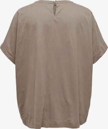 ONLY Carmakoma Shirt 'STACHY' in Brown