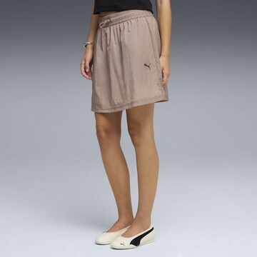Jupe de sport PUMA en beige : devant