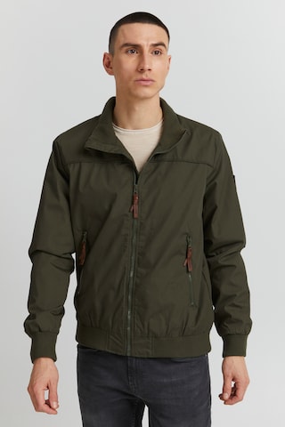 INDICODE JEANS Between-Season Jacket 'Kloppo' in Green: front