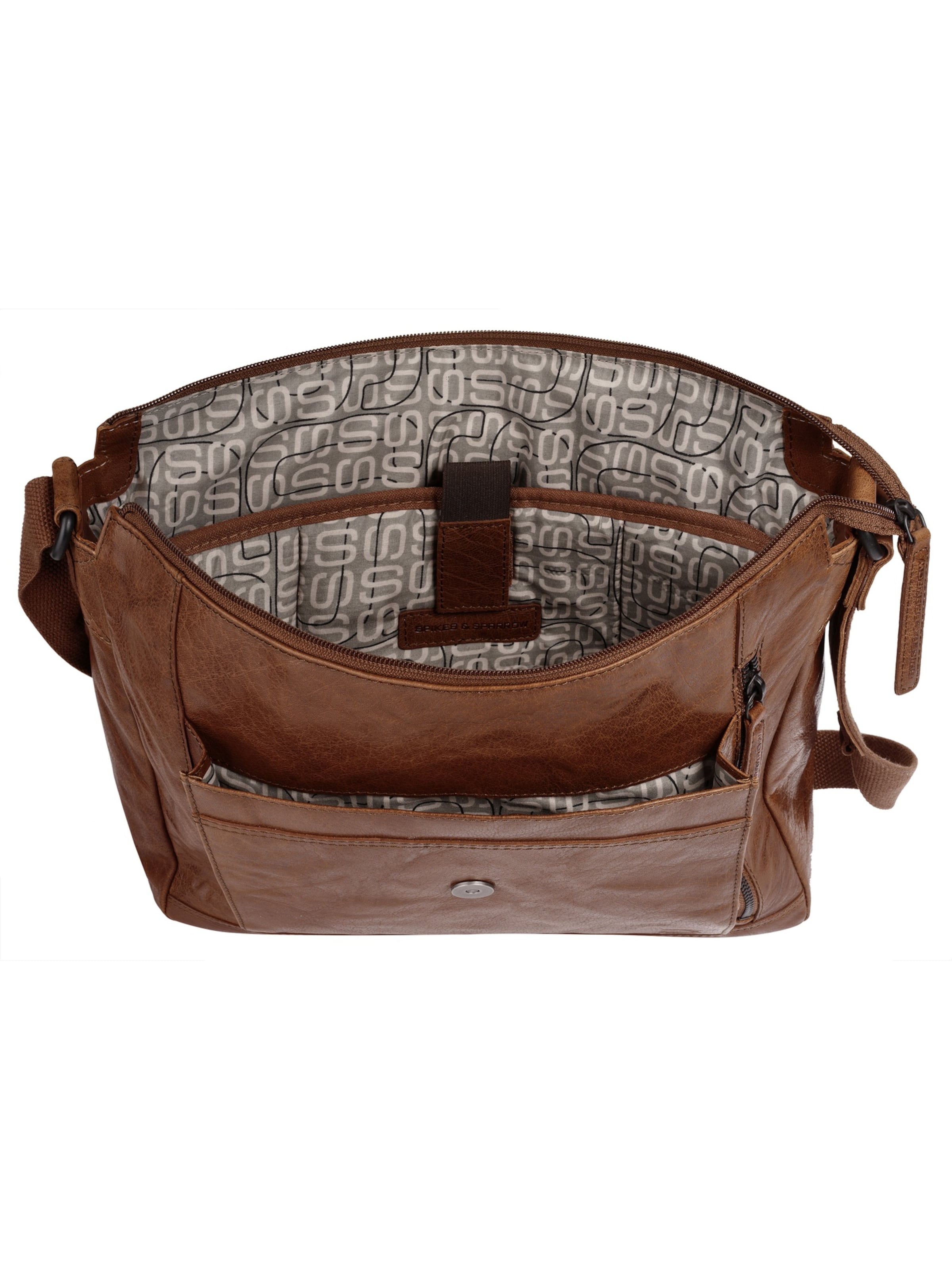Spikes & Sparrow Messenger in Brown