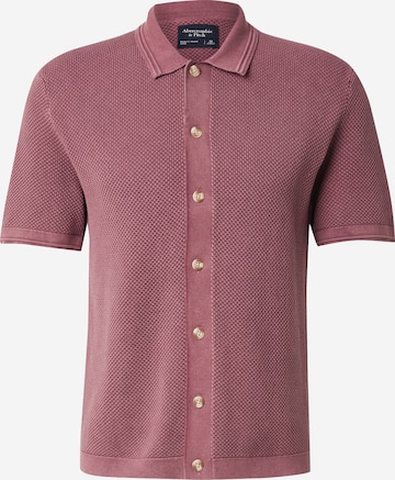 Abercrombie & Fitch Kardigan w kolorze czerwony: przód