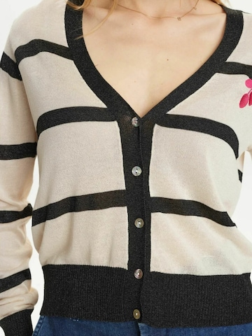 NÜMPH Strickjacke 'NUSLITTA' in Beige