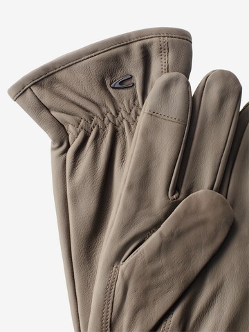 CAMEL ACTIVE Lederhandschuhe mit Touchscreen Funktion in Braun