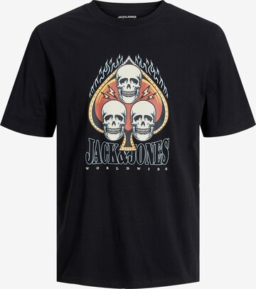 T-Shirt 'Heavens' JACK & JONES en noir : devant