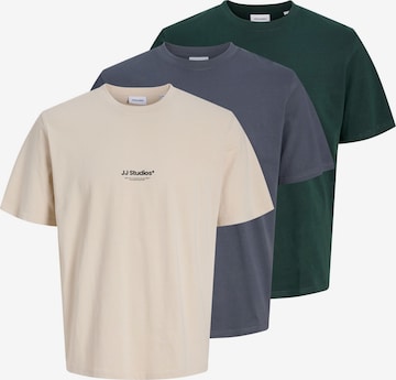 JACK & JONES - Camiseta en beige: frente
