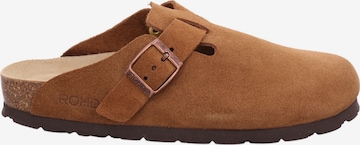 ROHDE Pantolette in Braun: Vorderseite