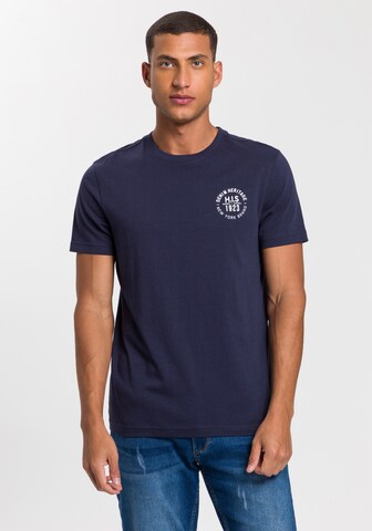 H.I.S Shirt in Blue: front