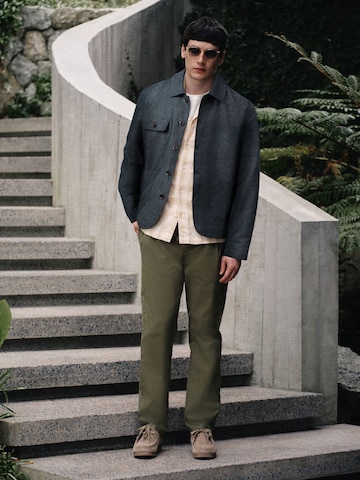 Next Regular Bandplooibroek in Groen