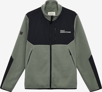 HALO Funktionsfleecejacke in Grün: Vorderseite