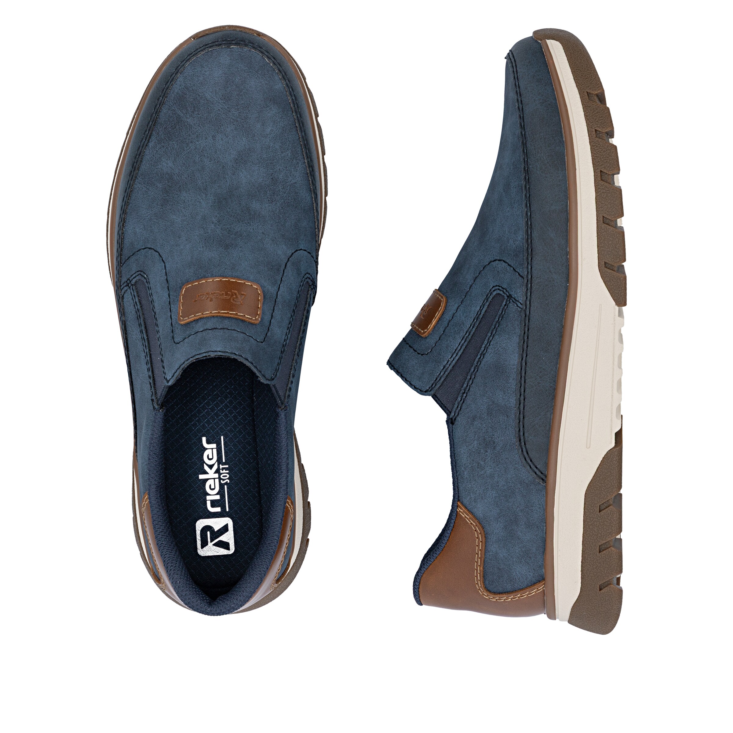 Rieker Slipper in Blau