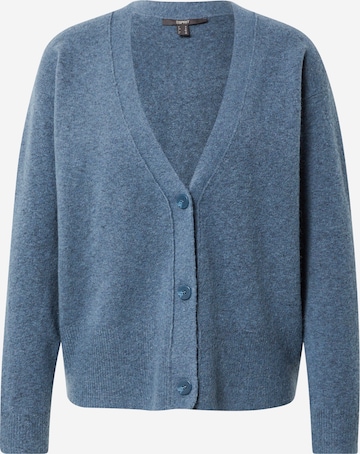 Esprit Collection Knit Cardigan in Blue: front