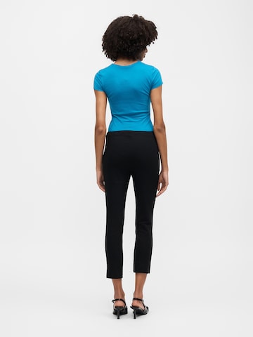 TOPSHOP Slimfit Hlače 'MAYA' | črna barva