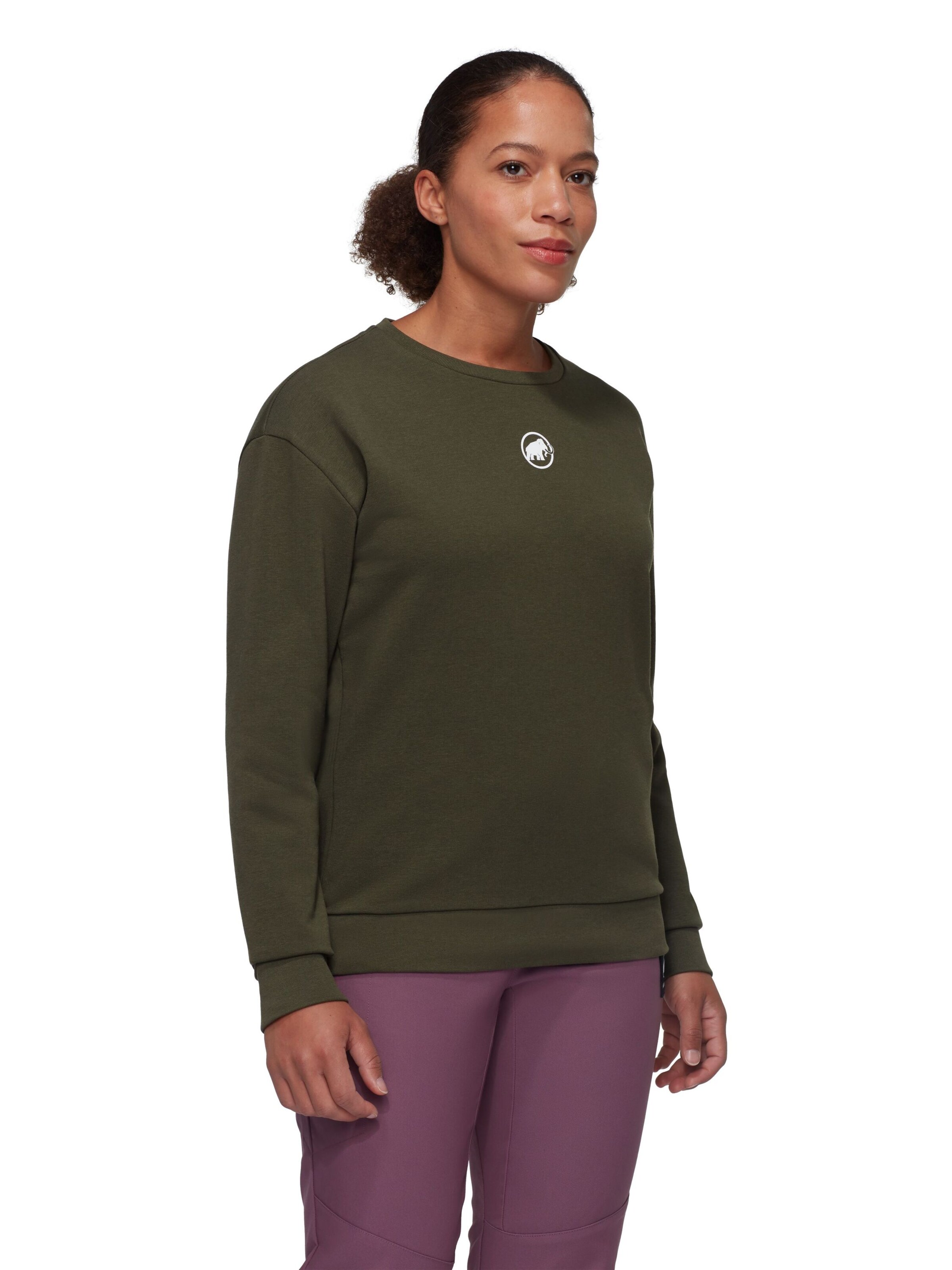 MAMMUT Athletic Sweatshirt in Green: front