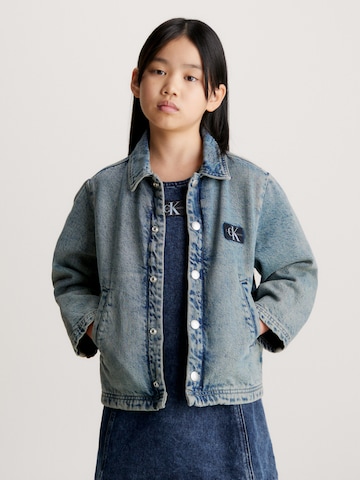 Calvin Klein Jeans Between-season jacket in Blue: front