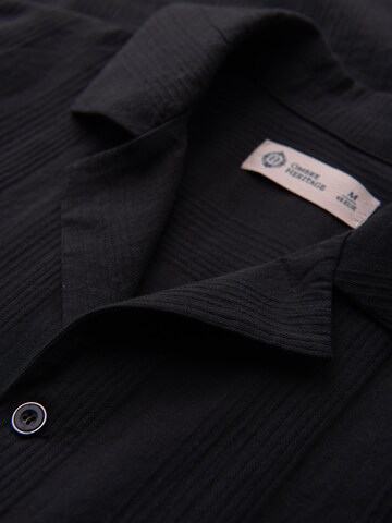 Ombre Regular fit Overhemd in Zwart