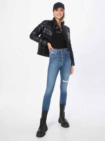 Geacă de primăvară-toamnă de la Calvin Klein Jeans pe negru