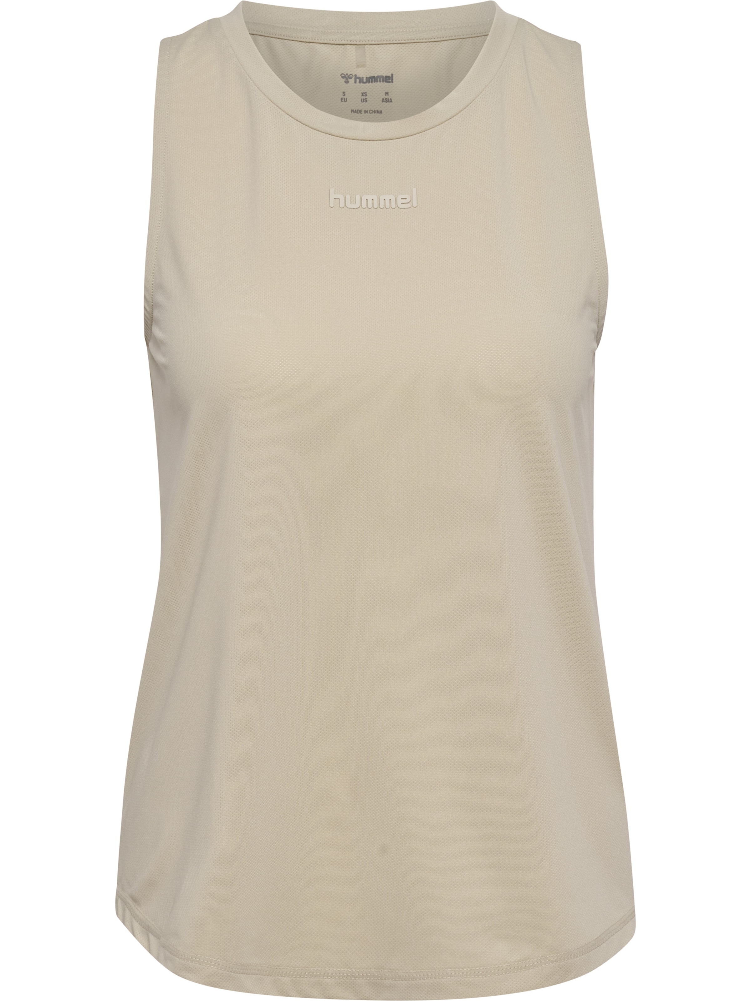 Hummel Sporttop in Grijs: voorkant