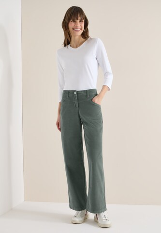 CECIL Wide leg Pants in Green