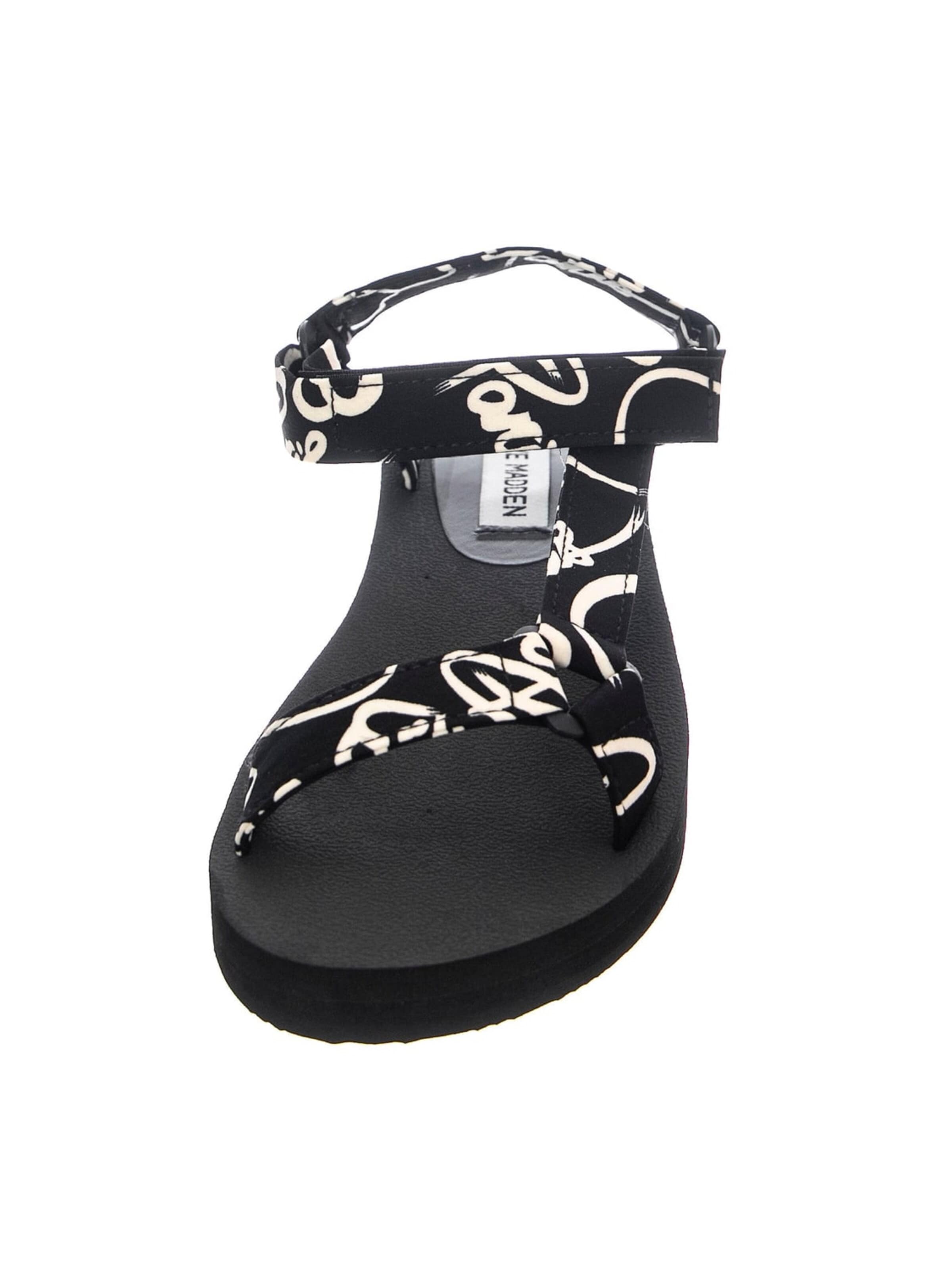 STEVE MADDEN Sandały 'WOMENS HENLEY SANDALS BLACK' w kolorze czarny