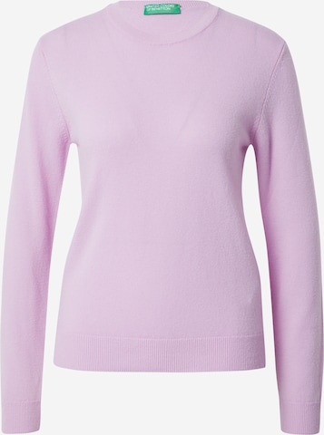 UNITED COLORS OF BENETTON Sweater in Purple: front